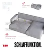 BroMARKT Ecksofa PUMI XL Schlaffunktion Bettkasten L-Form Produktbild-Vorschau 9