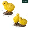 Poules, coqs, poussins Figurines de jardin - Décoration de Voir les images du produit 2