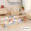 Holz Laufstall Baby 120×160 cm & Luxe Spielmatte (4 cm) – Produktbild-Vorschau 12