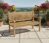 Lesli Living Teak Landhausbank Hastings 130 cm Produktbild-Vorschau 1