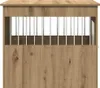 vidaXL Cage pour chien style meuble chêne Artisan 55x80x68 Voir les images du produit 6