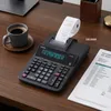 CASIO DR-200R-BK: Calculadora de escritorio con impresora, Vista previa de la imagen del producto 2