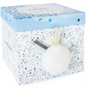 Doudou et Compagnie - Kaninchen Plüsch -25 cm - Weiß / Blau Produktbild-Vorschau 3