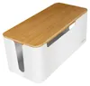 LogiLink Kabelbox weiß mit Bambus-Deckel Produktbild-Vorschau 8