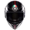 Kask AGV K1 S Lap, czarny mat/czerwony, S (55/56) Podgląd zdjęcia produktu 2