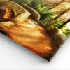 Bild auf Leinwand - Leinwandbild - Pfad Steinbrücke Wald Produktbild-Vorschau 5