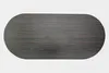 Esstisch 204 x 90 cm Holz Walnuss-Optik gerade Kante oval Produktbild-Vorschau 5