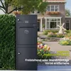 LOGIXBOX Frontbox-DeLuxe Paketbox mit Postfach Graphitgrau Produktbild-Vorschau 12