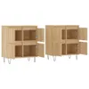 vidaXL Sideboards 2 pcs. chêne Sonoma bois composite Voir les images du produit 4