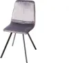 Retro Stuhl AMSTERDAM CHAIR dunkelgrau Samt Designklassiker Produktbild-Vorschau 11