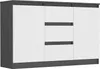 Framire Komoda 120cm skříňka zásuvky police R-120-S3 Náhled obrázku produktu 1