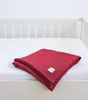 Musselin Decke 150x200 cm ROT – EINLAGIG 100% Baumwolle Produktbild-Vorschau 3