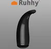A black automatic soap dispenser is shown against a gray background. Náhled obrázku produktu