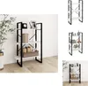 vidaXL Bücherregal 3 Fächer Weiß 80x30x105 cm Massivholz Produktbild-Vorschau 1