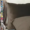 Lionmood Premium Samt Kissenbezug Kastanienbraun 45x45cm Produktbild-Vorschau 1