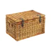 Kobolo Truhe Korbtruhe Sitztruhe - Rattan - lacak braun - Produktbild-Vorschau 1