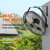 SucceBuy 57 cm Oszillierender Wandventilator 3 Produktbild-Vorschau 2