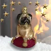 INGE-GLAS® Weihnachts-Hänger Fideler Mops Produktbild-Vorschau 3