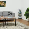 Relaxdays Eckregal Metall, 3 Ablagen, HBT: 82,5 x 30 x 30 Produktbild-Vorschau 3