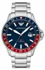 Herrenuhr Emporio Armani GMT, Edelstahl, Blau Produktbild-Vorschau 1