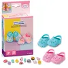 Scarpe per bambole BABY born con bottoni, 2 paia. 43 cm. Anteprima dell’immagine prodotto 1