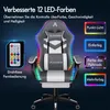 Fotel do gier ALFORDSON z diodami LED, fotel do gier z Podgląd zdjęcia produktu 4