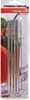 Stilvolle 4 Edelstahl Trinkhalme gerade 210mm x 6mm, Silber Produktbild-Vorschau 2