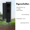 Novatool 1x Steckdosenturm 2-fach außen Anthrazit rund mit Produktbild-Vorschau 5
