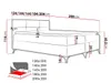 MIRJAN24 Boxspringbett Figaro, Stilvoll Polsterbett, zwei Produktbild-Vorschau 11