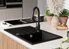 PRIMAGRAN Spülbecken Alles Schwarz 78x50cm, Granitspüle 1 Produktbild-Vorschau 7