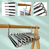 Relaxdays Mehrfach Hosenbügel, 2er Set, Hosenhalter 9-fach, Produktbild-Vorschau 5