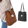 Borsa a tracolla in velluto a coste da donna, borsa con Anteprima dell’immagine prodotto 2