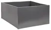 UNUS Pflanzkübel Deko Garten quadratisch 80x80x40cm Produktbild-Vorschau 1