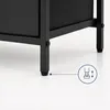 Relaxdays, set di 2 comodini, con 2 cassetti e ripiani, Anteprima dell’immagine prodotto 8