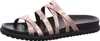Tamaris Damen Pantoletten Schwarz/Metallic Voir les images du produit 7
