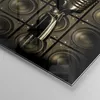 Bilder auf glas - Mikrofon Retro Singen - 120x80cm - Produktbild-Vorschau 5