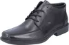 A black leather men's boot. Podgląd zdjęcia produktu