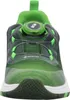 Front view of a single green and gray athletic shoe. Voir les images du produit