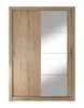 A wardrobe with sliding doors and mirrored panels. Voir les images du produit