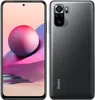 Front and back view of a Xiaomi Redmi Note 10S smartphone in Onyx Gray. Podgląd zdjęcia produktu
