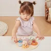 VIGA PolarB Holzzahnräder Montessori Lernpuzzle Bunt Produktbild-Vorschau 5