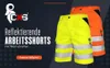 Fluoreszierende Warnarbeitsshorts CXS Norwich Neon Gelb, 54 Produktbild-Vorschau 8