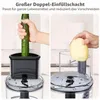 YASHE Multifunktionale Küchenmaschine, 2,5L Schüssel & 1,5L Produktbild-Vorschau 5
