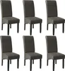TecTake 403629, Šedá, 6 sedadlo/sedadel Náhled obrázku produktu 1