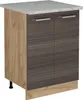 Küchenunterschrank Vicco R-Line Edelgrau 60 cm AP Marmor, Produktbild-Vorschau 1