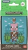 The image shows the front of a Minecraft-themed playing card tin box. Podgląd zdjęcia produktu