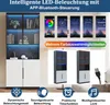 STILVORA Vitrine Highboard Buffetschrank mit Produktbild-Vorschau 4