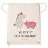 Mr. & Mrs. Panda Jutebeutel Einhorn Schwein - Transparent - Produktbild-Vorschau 3