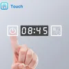 LED Spiegel rund 60cm mit Uhr Warm/Neutral/Kaltweiß dimmbar Produktbild-Vorschau 6