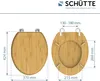 SCHÜTTE WC sedátko BAMBOO, masivní WC sedátko z Náhled obrázku produktu 7